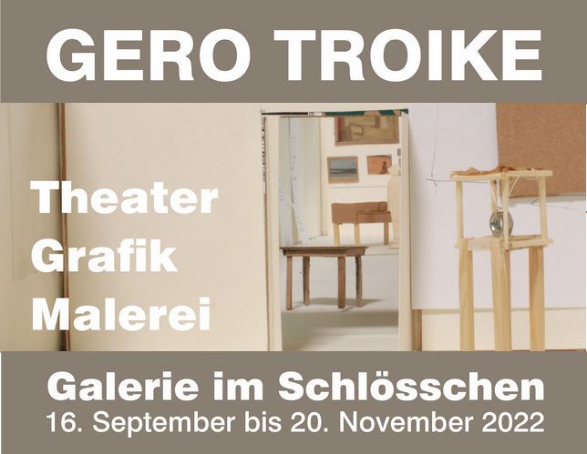 Galerie im Schlösschen Naumburg Plakat Troike